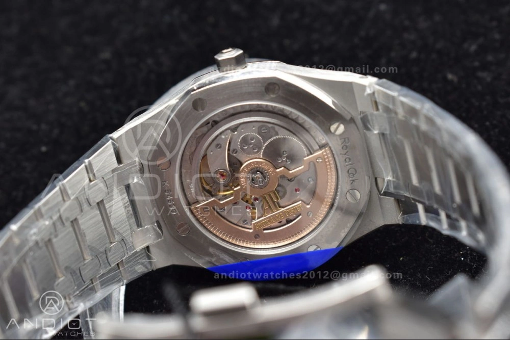 Royal Oak 39mm 15202 SS ZF 1:1 Best Edition Blue Textured Dial on SS Bracelet A2121