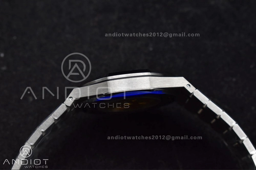 Royal Oak 41mm 15400 SS ZF 1:1 Best Edition Blue Textured Dial on SS Bracelet A3120
