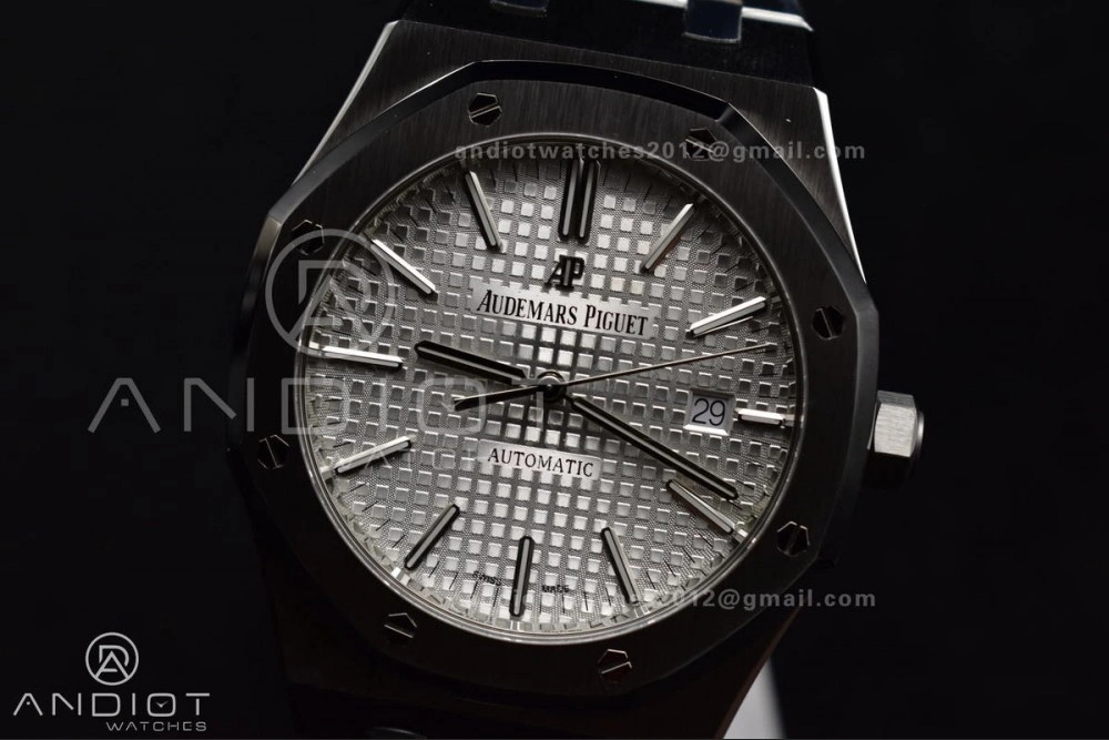 Royal Oak 41mm 15400 SS ZF 1:1 Best Edition White Textured Dial on SS Bracelet A3120