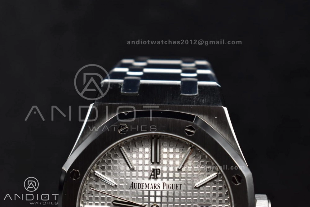 Royal Oak 41mm 15400 SS ZF 1:1 Best Edition White Textured Dial on SS Bracelet A3120