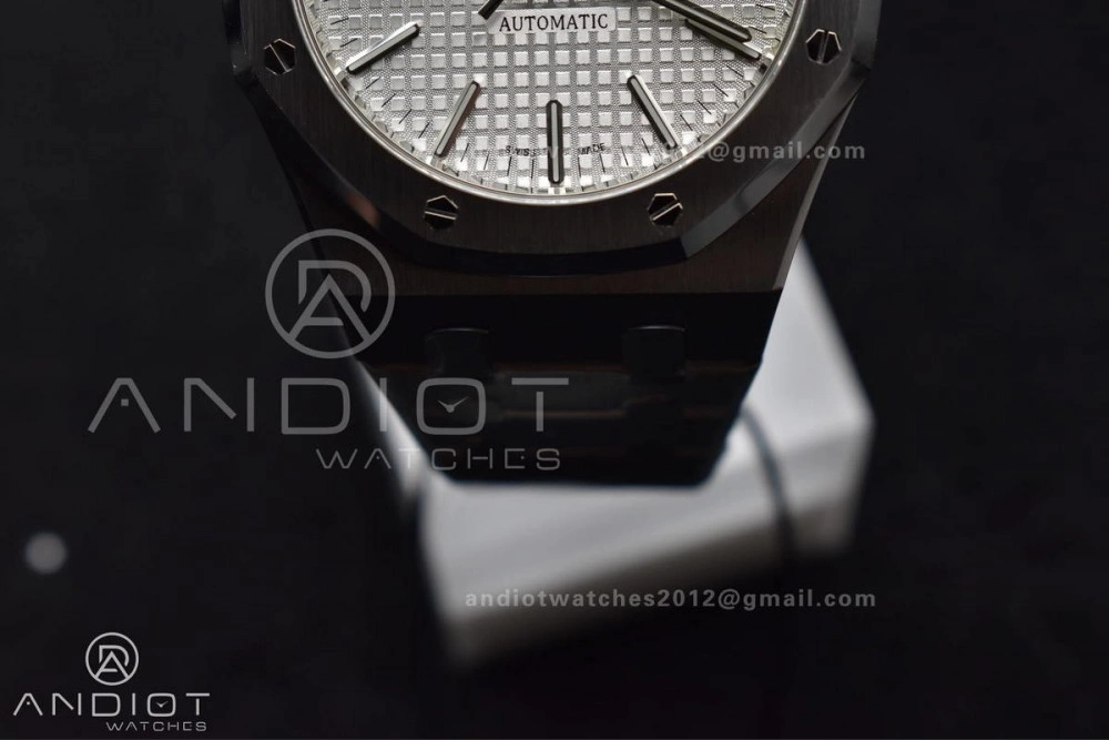 Royal Oak 41mm 15400 SS ZF 1:1 Best Edition White Textured Dial on SS Bracelet A3120