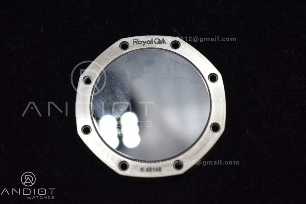 Royal Oak 41mm 15500 SS APSF 1:1 Best Edition Black Textured Dial on SS Bracelet A4302 Super Clone