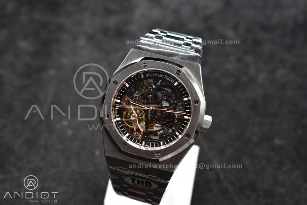 Royal Oak 41mm Open worked 15407 SS THBF 1:1 Best Edition on SS Bracelet SA3132