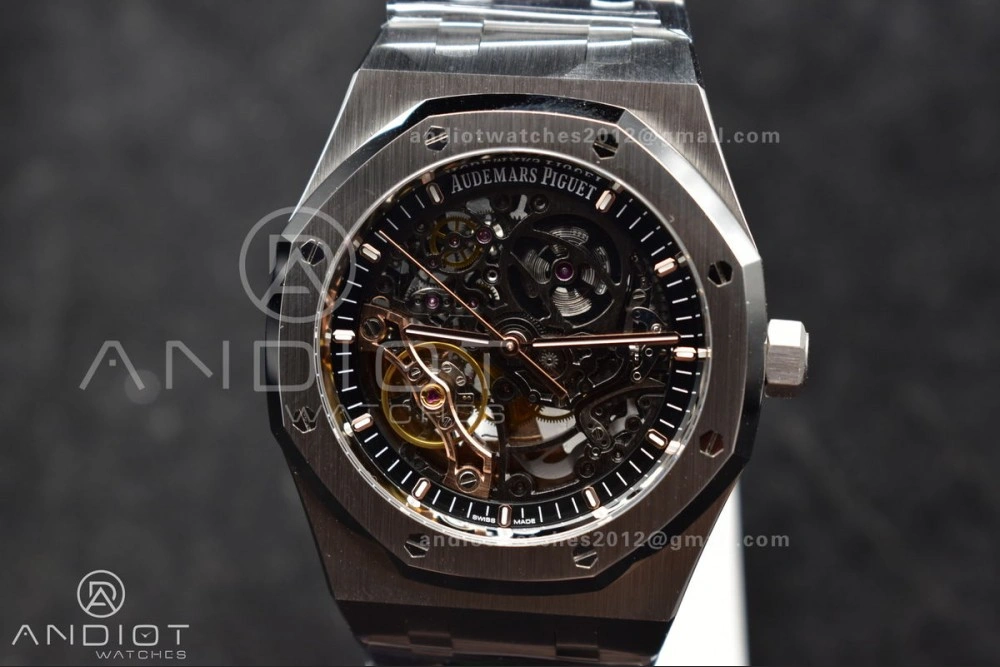 Royal Oak 41mm Open worked 15407 SS THBF 1:1 Best Edition on SS Bracelet SA3132