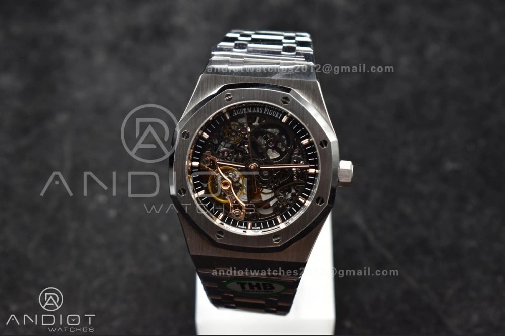 Royal Oak 41mm Open worked 15407 SS THBF 1:1 Best Edition on SS Bracelet SA3132