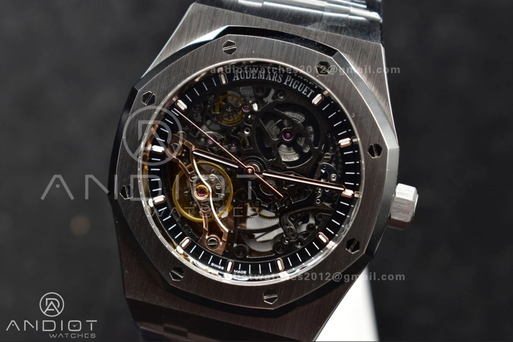 Royal Oak 41mm Open worked 15407 SS THBF 1:1 Best Edition on SS Bracelet SA3132