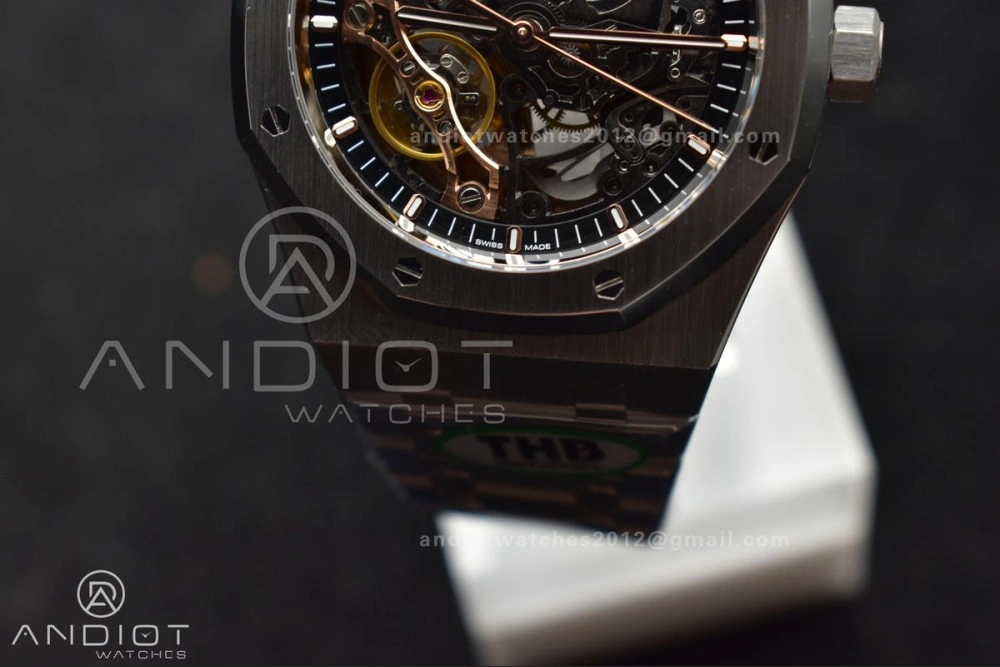 Royal Oak 41mm Open worked 15407 SS THBF 1:1 Best Edition on SS Bracelet SA3132