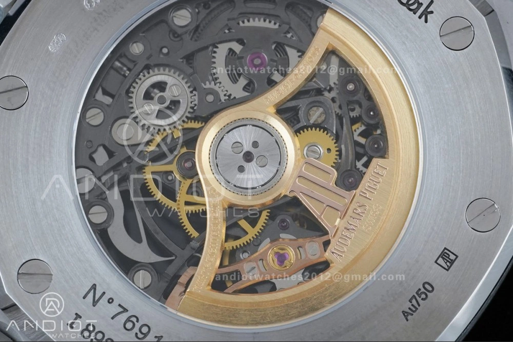 Royal Oak 41mm Openworked 15407 SS Frosted THBF 1:1 Best Edition on SS Bracelet SA3132 V2