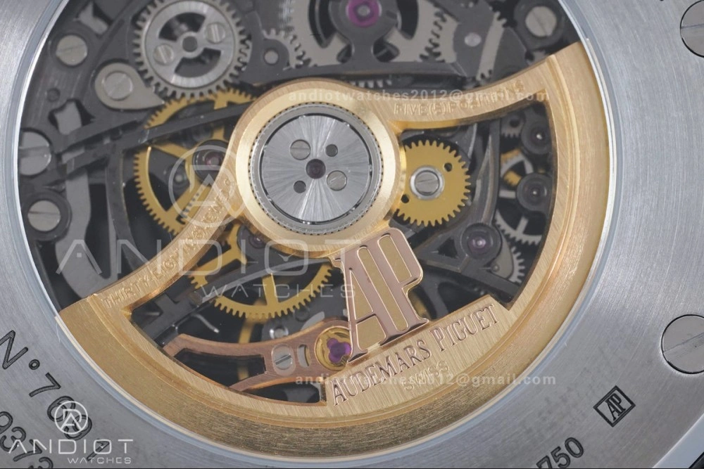 Royal Oak 41mm Openworked 15407 SS Frosted THBF 1:1 Best Edition on SS Bracelet SA3132 V2