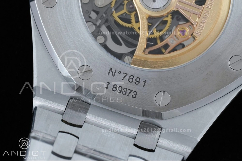 Royal Oak 41mm Openworked 15407 SS Frosted THBF 1:1 Best Edition on SS Bracelet SA3132 V2