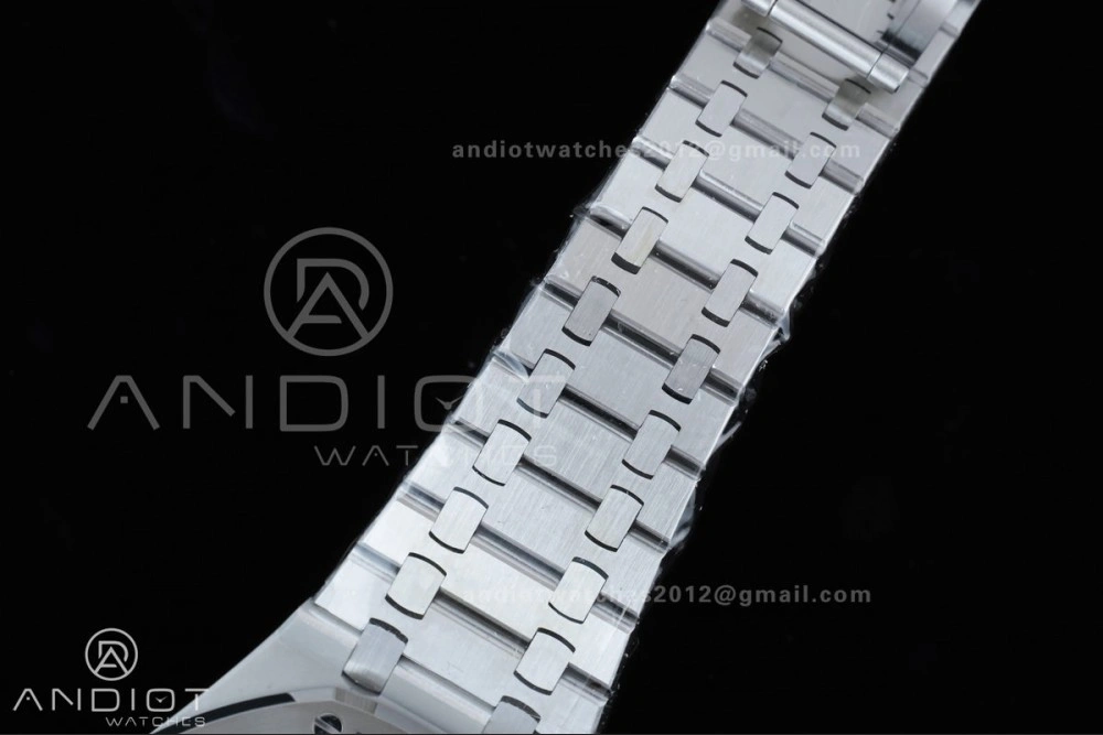 Royal Oak 41mm Openworked 15407 SS Frosted THBF 1:1 Best Edition on SS Bracelet SA3132 V2