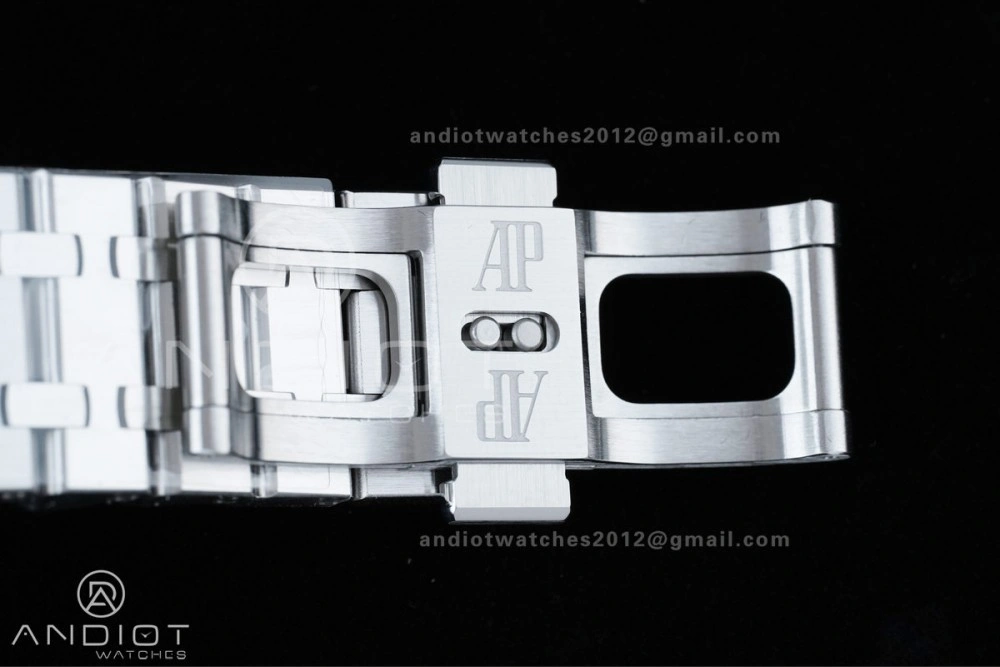 Royal Oak 41mm Openworked 15407 SS Frosted THBF 1:1 Best Edition on SS Bracelet SA3132 V2