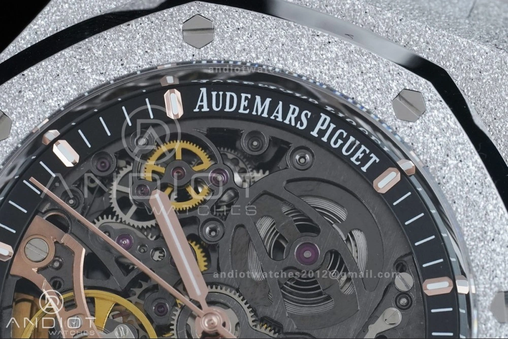 Royal Oak 41mm Openworked 15407 SS Frosted THBF 1:1 Best Edition on SS Bracelet SA3132 V2