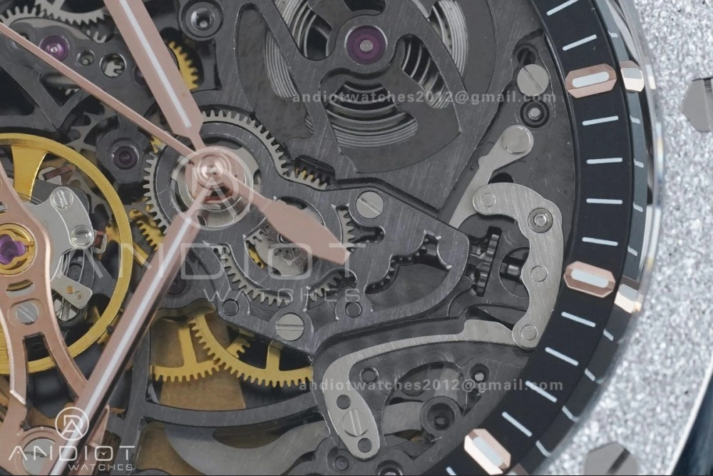 Royal Oak 41mm Openworked 15407 SS Frosted THBF 1:1 Best Edition on SS Bracelet SA3132 V2