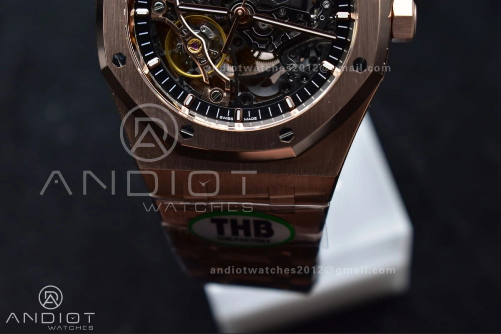 Royal Oak 41mm Openworked 15407OR RG THBF 1:1 Best Edition on RG Bracelet SA3132