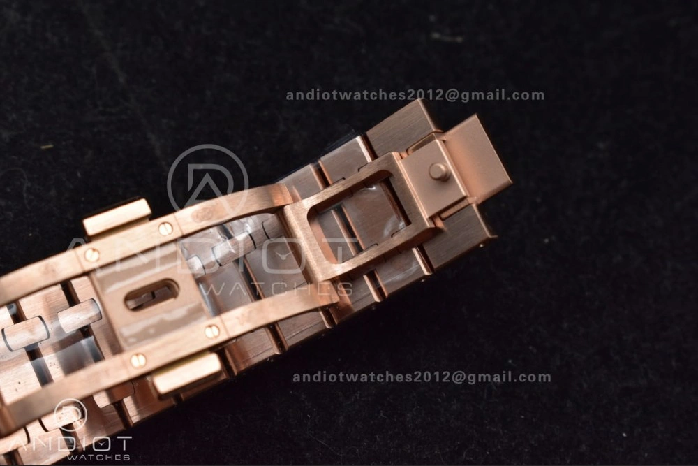 Royal Oak 41mm Openworked 15407OR RG THBF 1:1 Best Edition on RG Bracelet SA3132