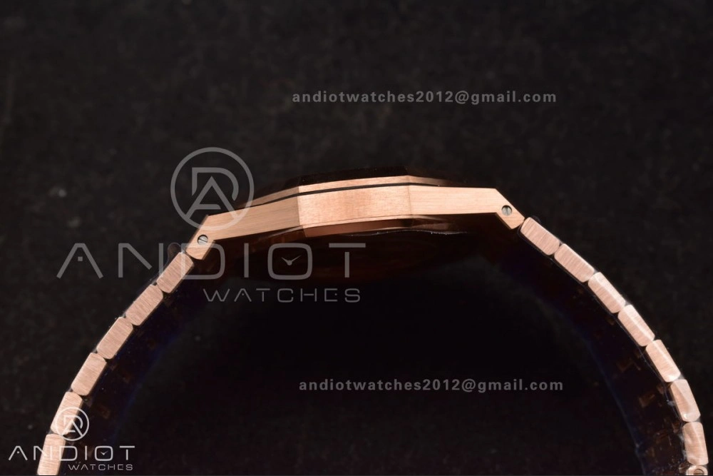 Royal Oak 41mm Openworked 15407OR RG THBF 1:1 Best Edition on RG Bracelet SA3132