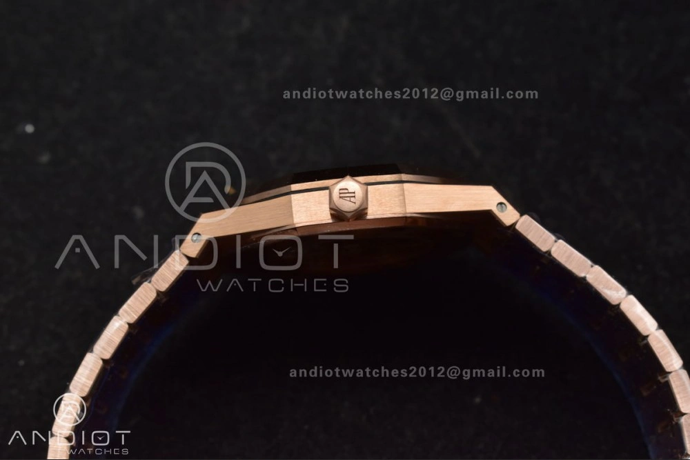 Royal Oak 41mm Openworked 15407OR RG THBF 1:1 Best Edition on RG Bracelet SA3132