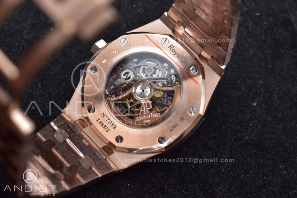 Royal Oak 41mm Openworked 15407OR RG THBF 1:1 Best Edition on RG Bracelet SA3132