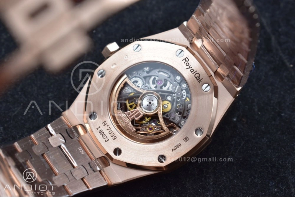 Royal Oak 41mm Openworked 15407OR RG THBF 1:1 Best Edition on RG Bracelet SA3132