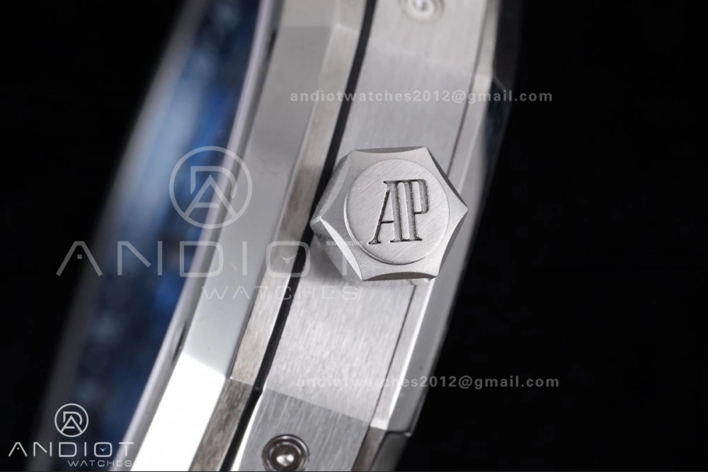 Royal Oak 41mm Perpetual Calendar 26574 SS APSF1:1 Best Edition Iced Blue Dial on SS Bracelet A5134