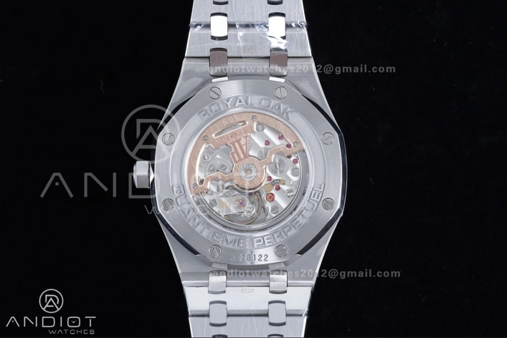 Royal Oak 41mm Perpetual Calendar 26574 SS APSF1:1 Best Edition Iced Blue Dial on SS Bracelet A5134