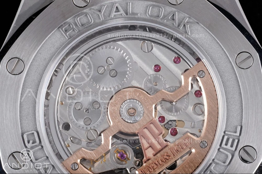 Royal Oak 41mm Perpetual Calendar 26574 SS APSF1:1 Best Edition Iced Blue Dial on SS Bracelet A5134