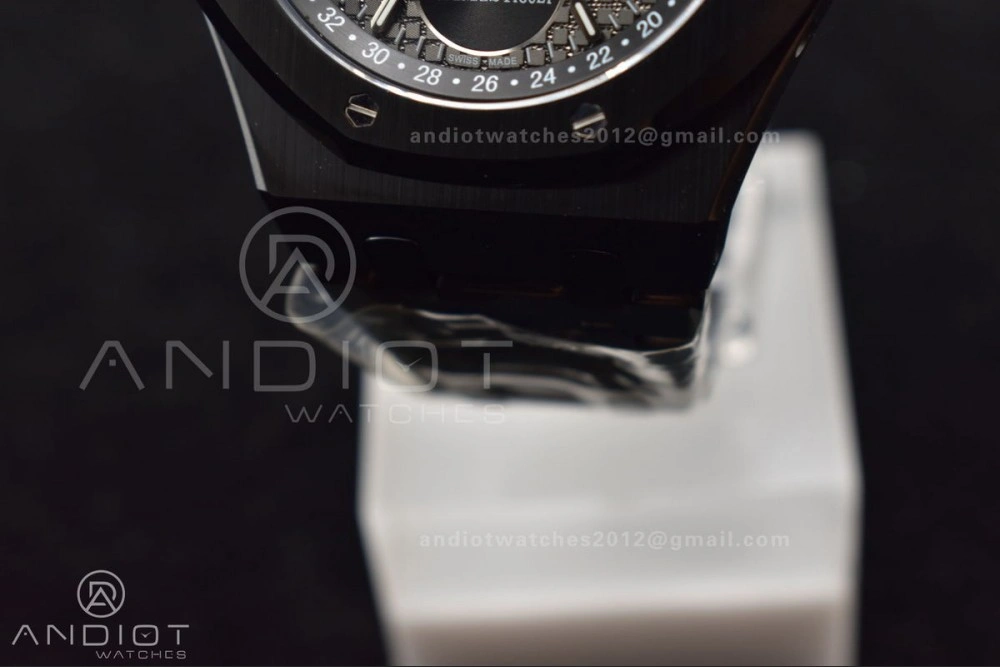 Royal Oak 41mm Perpetual Calendar Black Ceramic APSF1:1 Best Edition Black Dial on Ceramic Bracelet A5134 V2