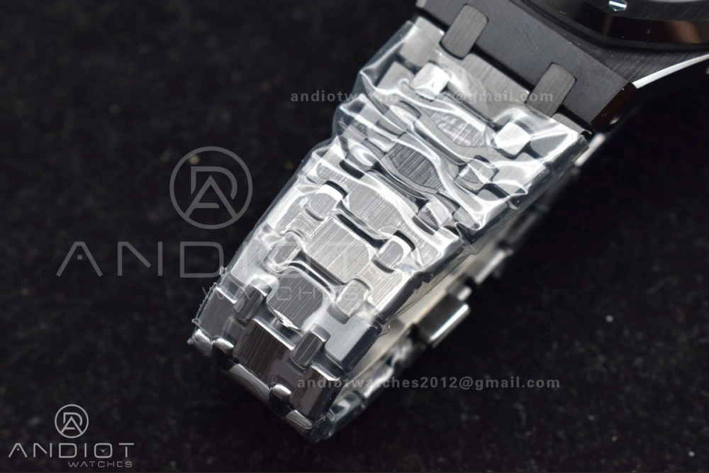 Royal Oak 41mm Perpetual Calendar Black Ceramic APSF1:1 Best Edition Black Dial on Ceramic Bracelet A5134 V2