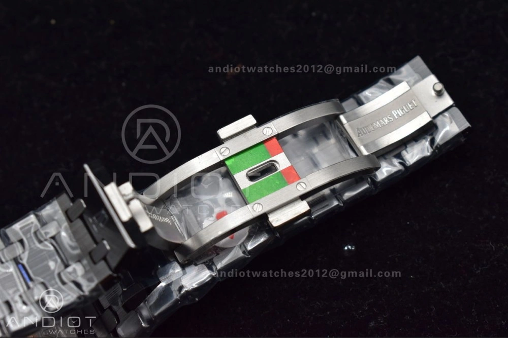 Royal Oak 41mm Perpetual Calendar Black Ceramic APSF1:1 Best Edition Black Dial on Ceramic Bracelet A5134 V2