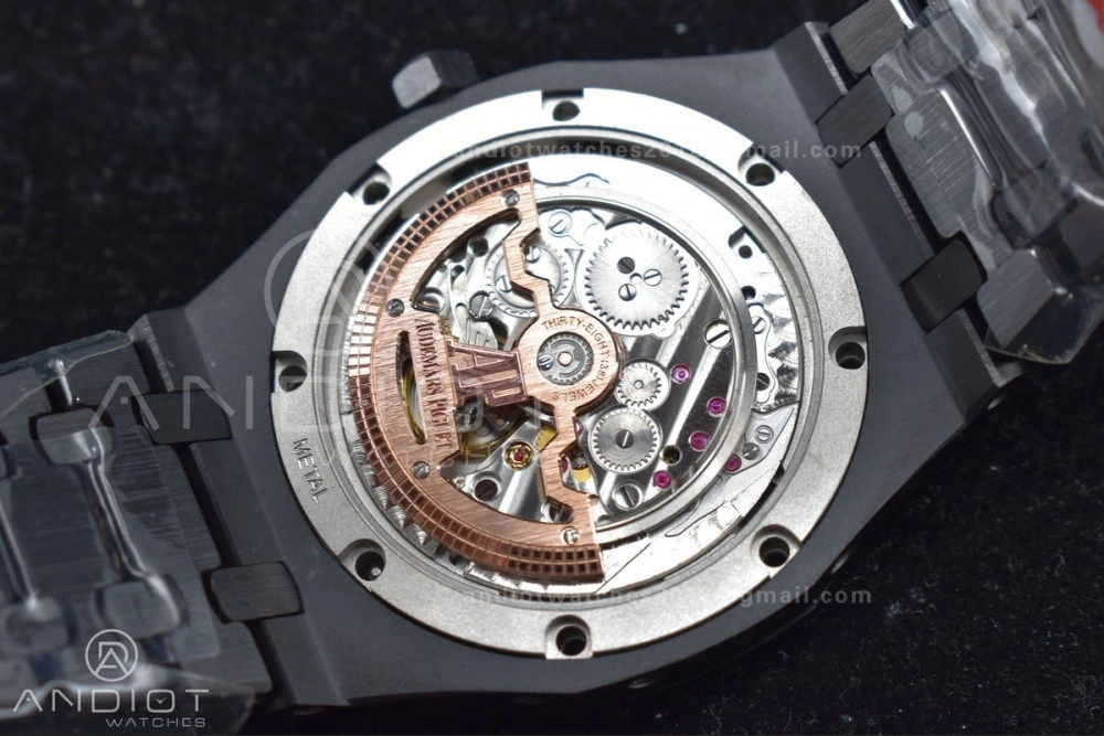 Royal Oak 41mm Perpetual Calendar Black Ceramic APSF1:1 Best Edition Black Dial on Ceramic Bracelet A5134 V2