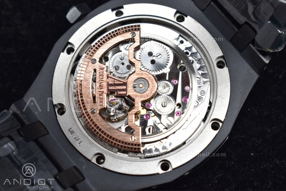 Royal Oak 41mm Perpetual Calendar Black Ceramic APSF1:1 Best Edition Black Dial on Ceramic Bracelet A5134 V2