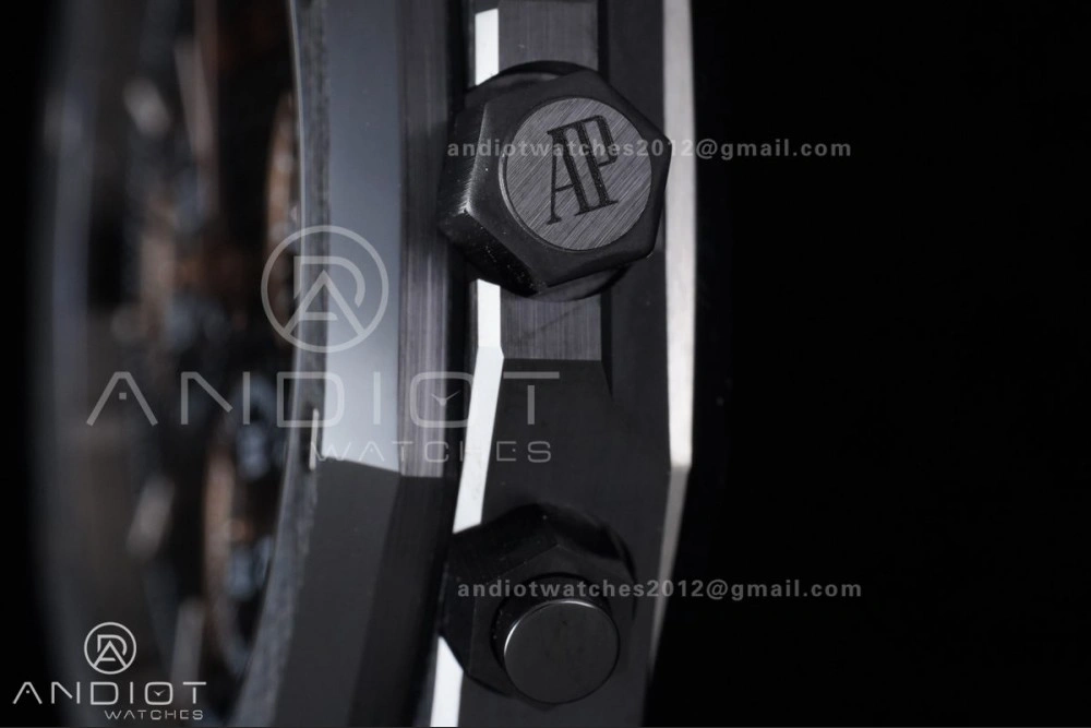 Royal Oak Chrono 26240 Black Ceramic APSF 1:1 Best Edition on Ceramic Bracelet SA4401 Super Clone