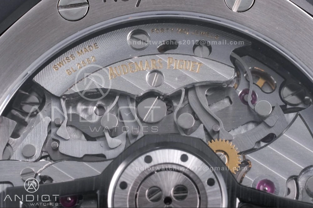 Royal Oak Chrono 26240 Blue Ceramic APSF 1:1 Best Edition on Ceramic Bracelet SA4401 Super Clone