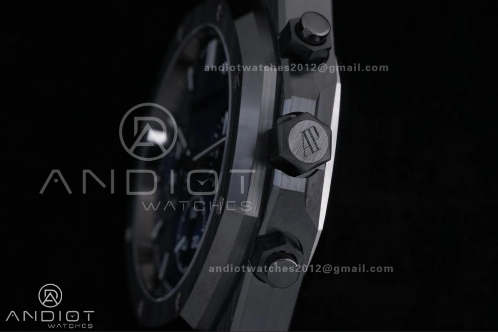Royal Oak Chrono 26240 Blue Ceramic APSF 1:1 Best Edition on Ceramic Bracelet SA4401 Super Clone