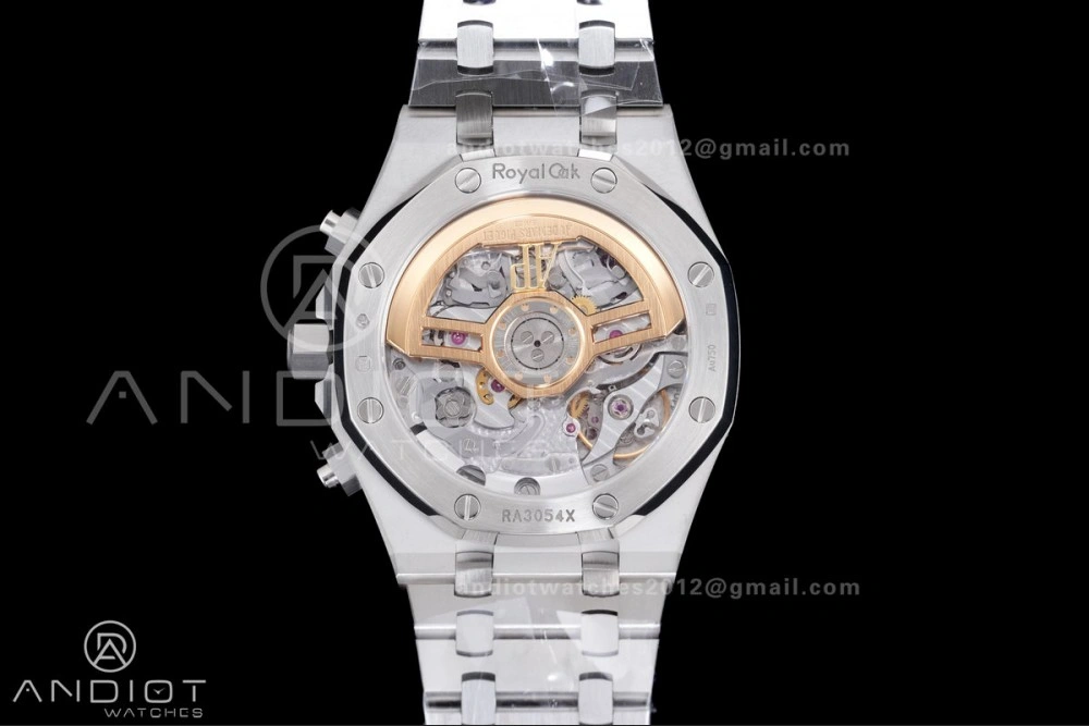 Royal Oak Chrono 26240 Frosted SS APSF 1:1 Best Edition Ice Blue Dial on Bracelet SA4401 Super Clone