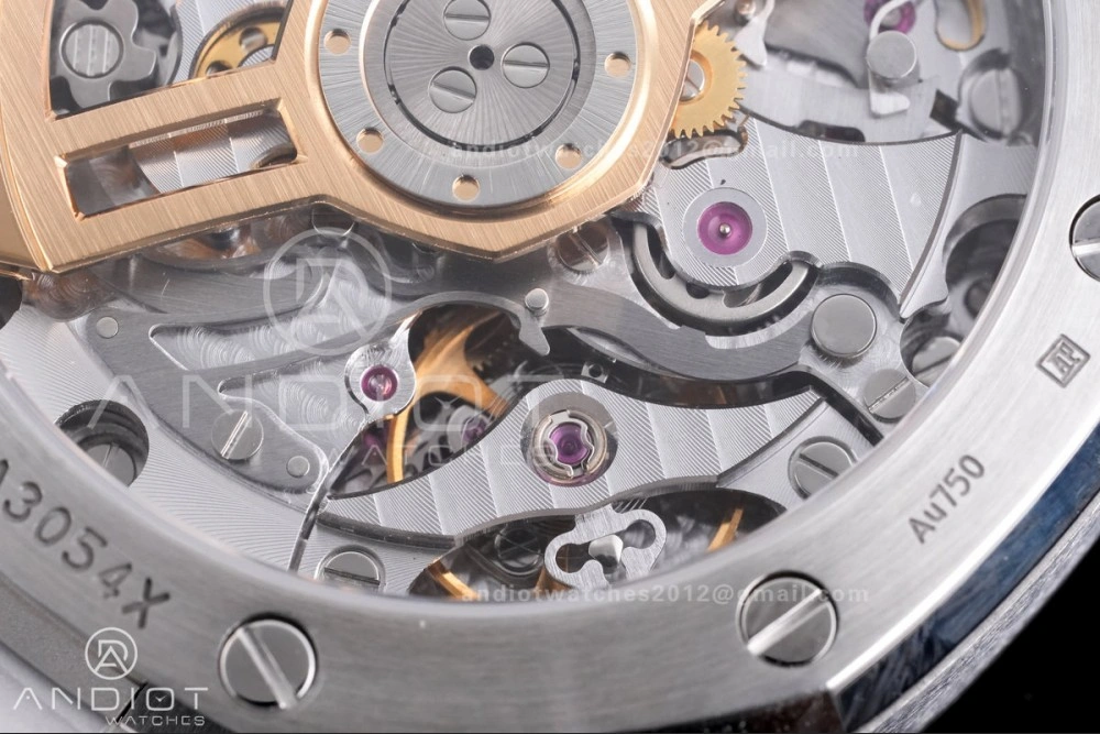 Royal Oak Chrono 26240 Frosted SS APSF 1:1 Best Edition Ice Blue Dial on Bracelet SA4401 Super Clone