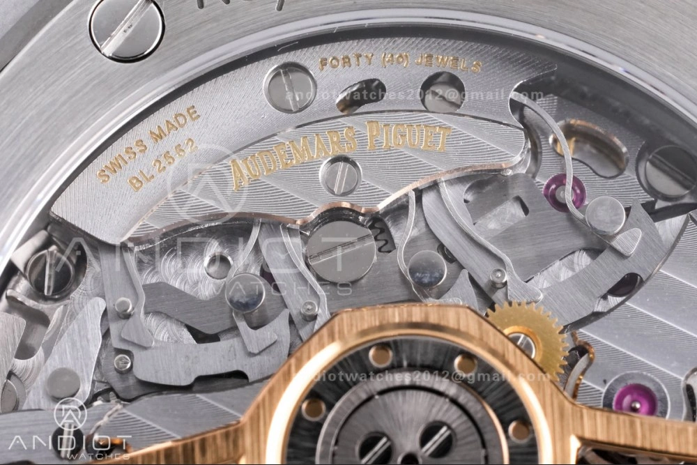 Royal Oak Chrono 26240 Frosted SS APSF 1:1 Best Edition Ice Blue Dial on Bracelet SA4401 Super Clone