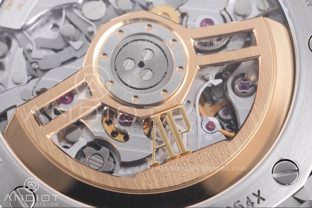 Royal Oak Chrono 26240 Frosted SS APSF 1:1 Best Edition Ice Blue Dial on Bracelet SA4401 Super Clone