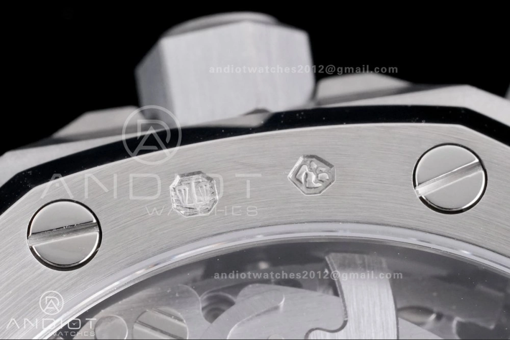 Royal Oak Chrono 26240 Frosted SS APSF 1:1 Best Edition Ice Blue Dial on Bracelet SA4401 Super Clone