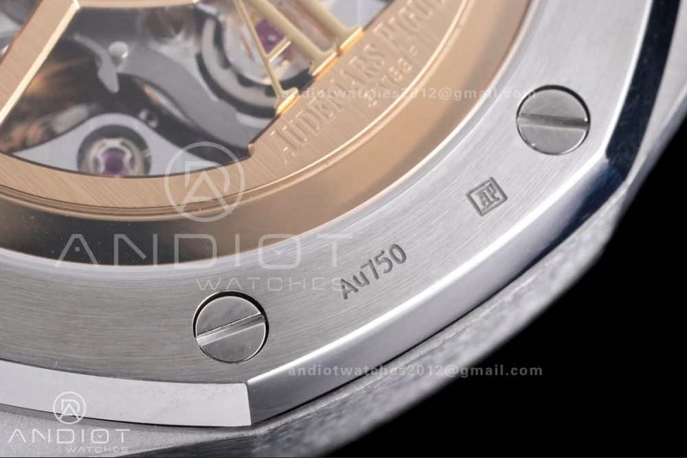 Royal Oak Chrono 26240 Frosted SS APSF 1:1 Best Edition Ice Blue Dial on Bracelet SA4401 Super Clone