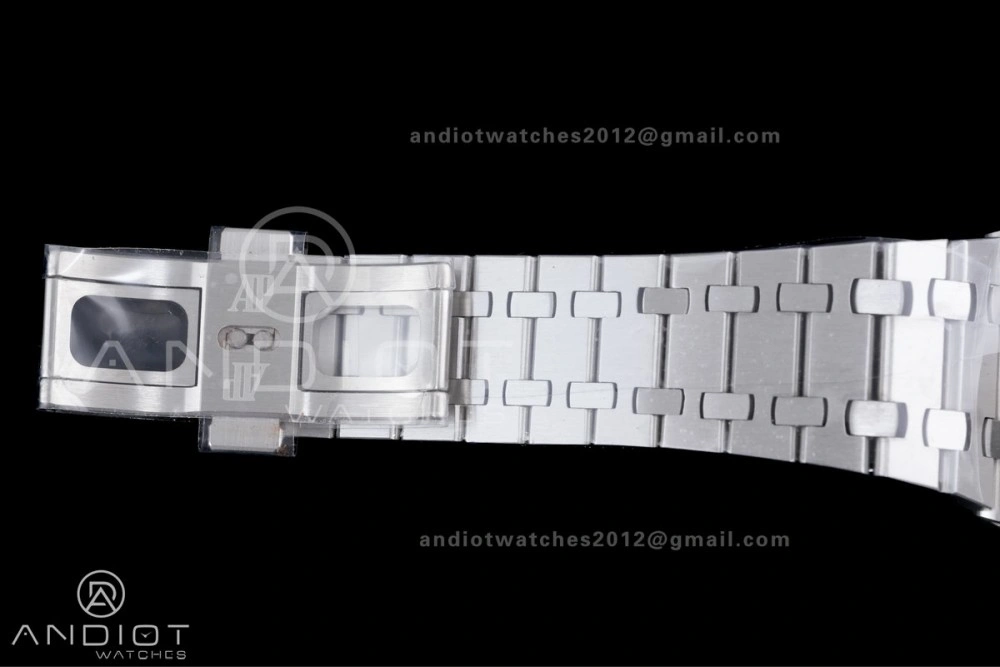 Royal Oak Chrono 26240 Frosted SS APSF 1:1 Best Edition Ice Blue Dial on Bracelet SA4401 Super Clone