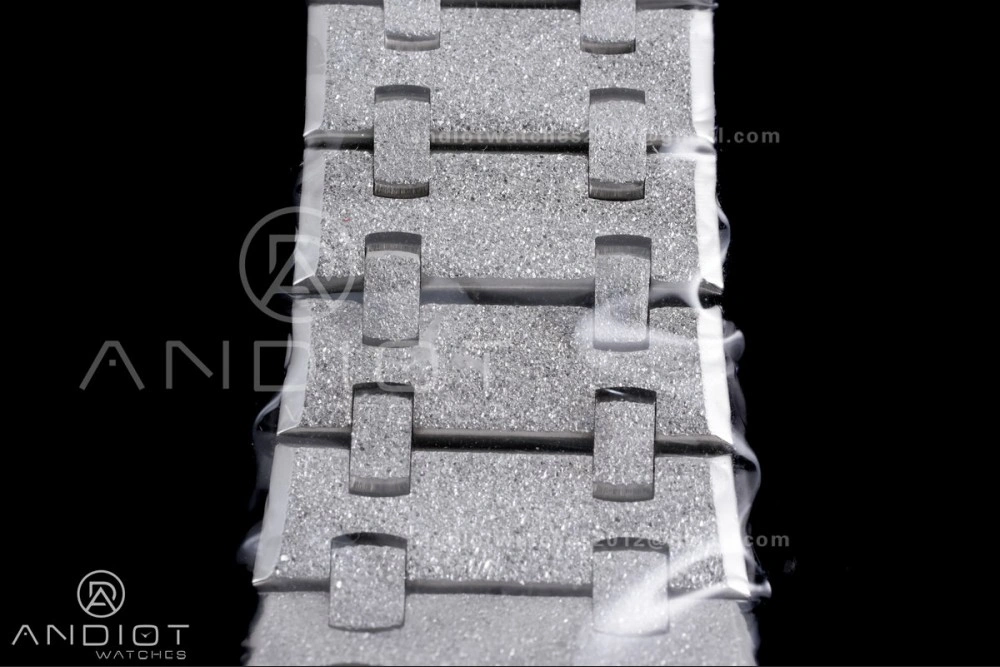 Royal Oak Chrono 26240 Frosted SS APSF 1:1 Best Edition Ice Blue Dial on Bracelet SA4401 Super Clone