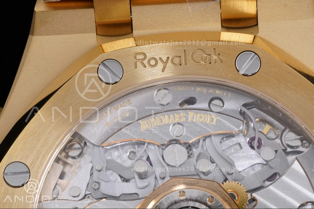 Royal Oak Chrono 26240 Frosted YG APSF 1:1 Best Edition YG Faded Dial on Bracelet SA4401 Super Clone