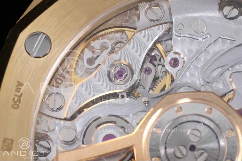 Royal Oak Chrono 26240 Frosted YG APSF 1:1 Best Edition YG Faded Dial on Bracelet SA4401 Super Clone