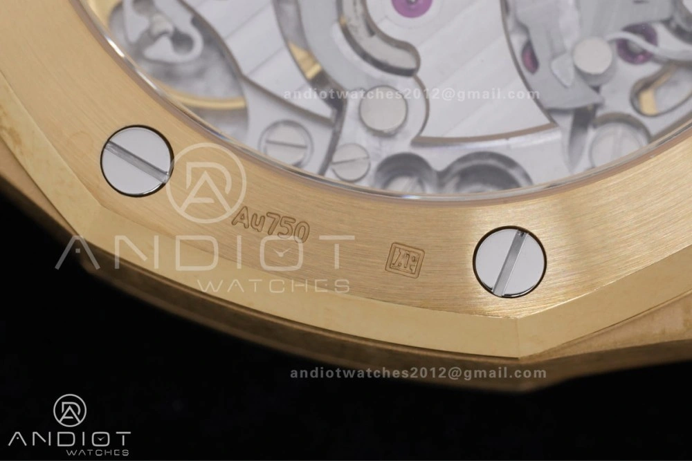 Royal Oak Chrono 26240 Frosted YG APSF 1:1 Best Edition YG Faded Dial on Bracelet SA4401 Super Clone