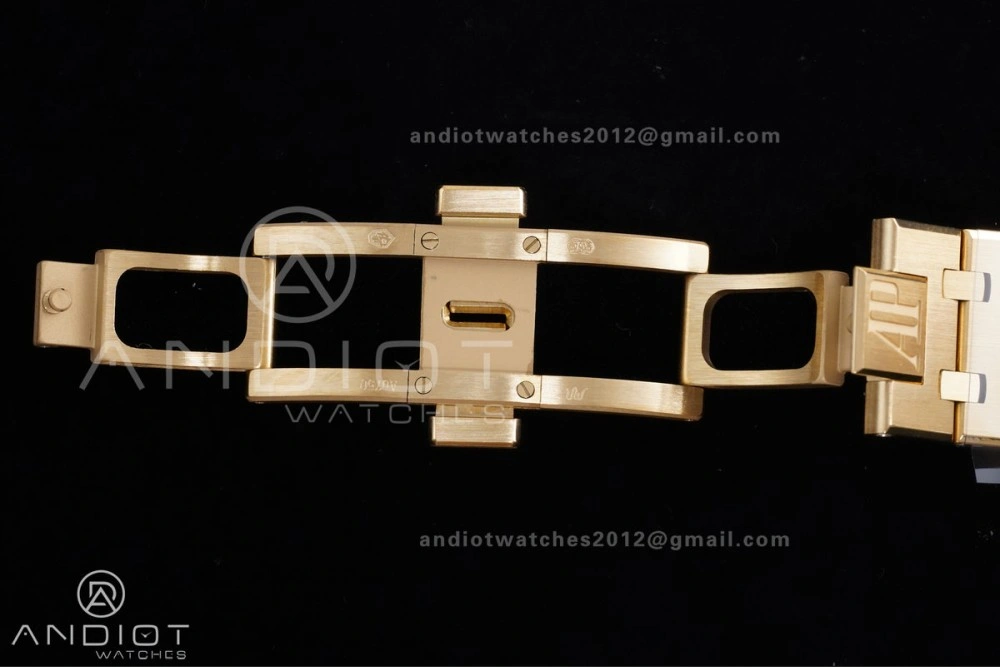 Royal Oak Chrono 26240 Frosted YG APSF 1:1 Best Edition YG Faded Dial on Bracelet SA4401 Super Clone