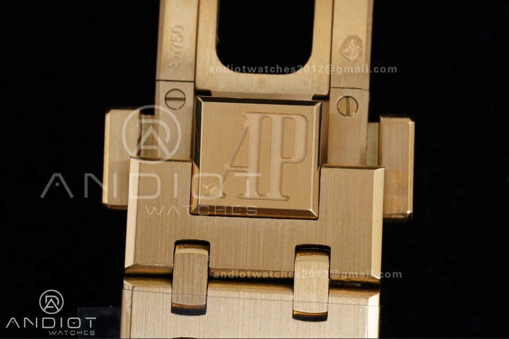 Royal Oak Chrono 26240 Frosted YG APSF 1:1 Best Edition YG Faded Dial on Bracelet SA4401 Super Clone