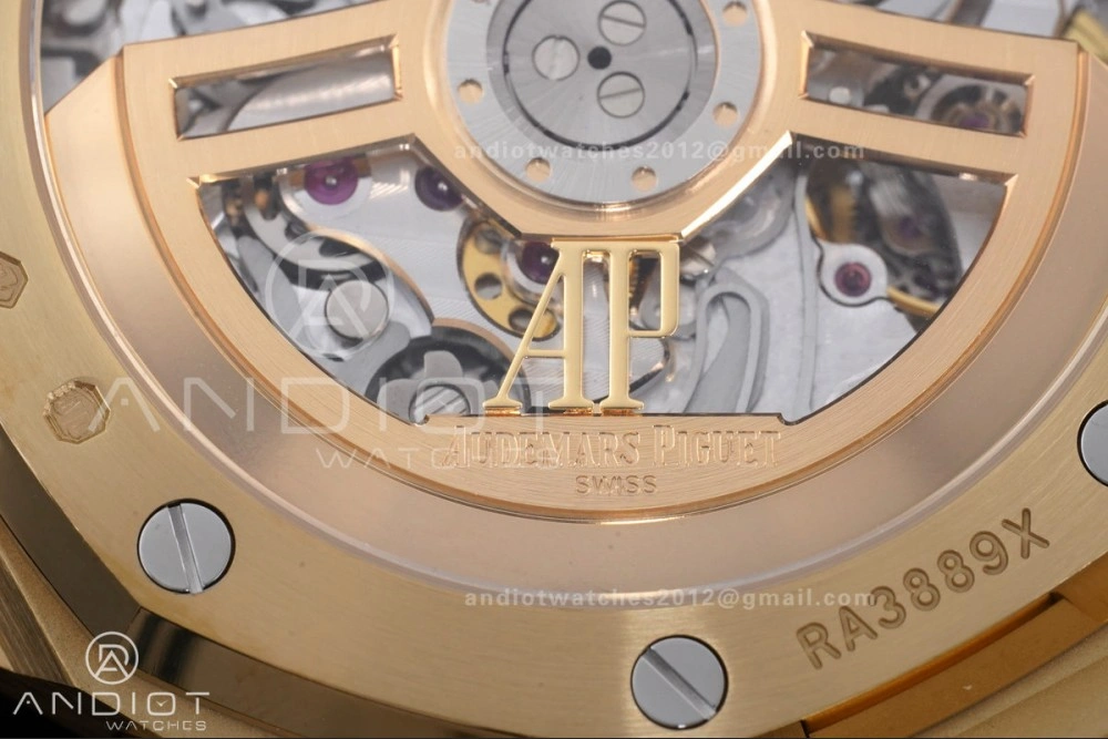 Royal Oak Chrono 26240 Frosted YG APSF 1:1 Best Edition YG Faded Dial on Bracelet SA4401 Super Clone