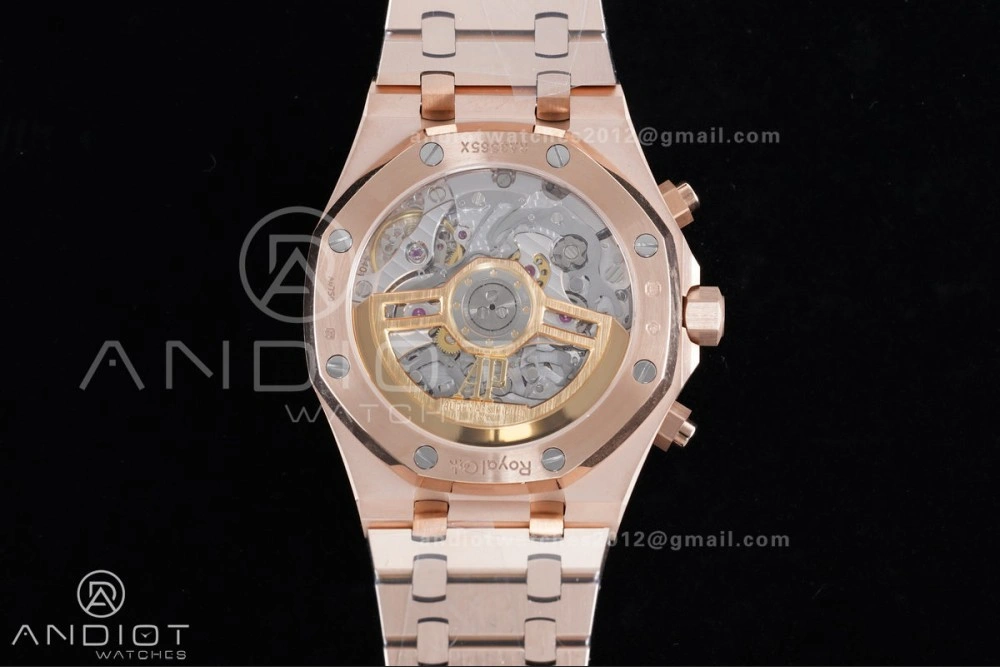 Royal Oak Chrono 26240 RG APSF 1:1 Best Edition Green Dial on RG Bracelet SA4401 Super Clone